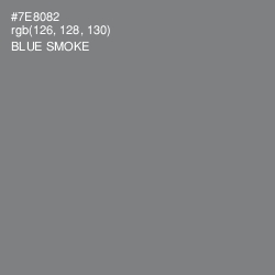 #7E8082 - Blue Smoke Color Image